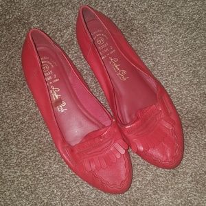 Vintage Red Loafers